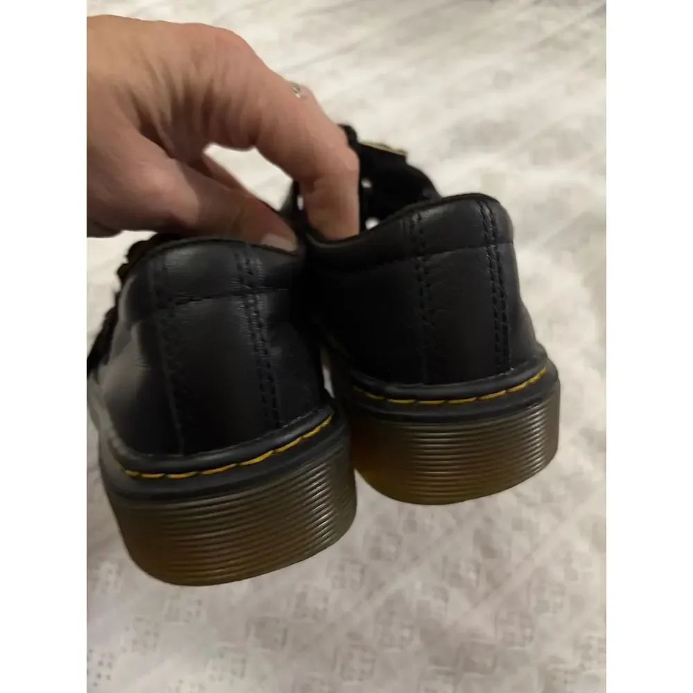 Dr Martens 8065 Mary Jane Double Buckle Black Shoes Youth Kids US 1 UK 13
